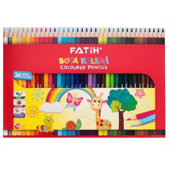 Fatih Tam Boy Kuru Boya Kalem Seti 36'lı N:En71-3 - 1