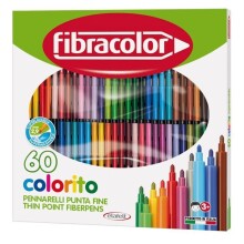 Fibracolor Keçeli Kalem 60 Renk - Fibracolor