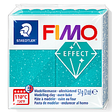 Fimo 8010-392 Modelleme Kili Effect Galaksi Turkuaz 57gr - 1