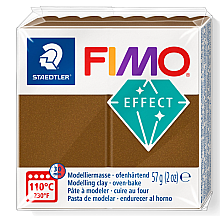 Fimo 8010-71 Modelleme Kili Effect Metalik Bronz 57gr - 1