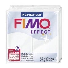 Fimo 8020-014 Modelleme Kili Effect 57 Gr. Şeffaf Beyaz - 1