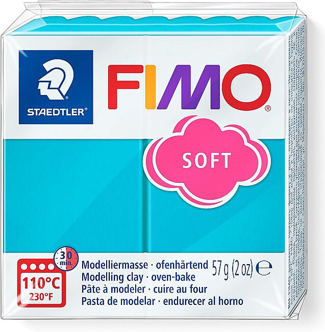 Fimo 8020-39 Modelleme Kili Soft 57 Gr.Turkuaz - 1