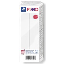 Fimo 8021-0 Modelleme Kili  Soft 454 Gr. Beyaz - FİMO (1)