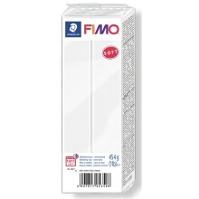 Fimo 8021-0 Modelleme Kili  Soft 454 gr Beyaz - FİMO (1)