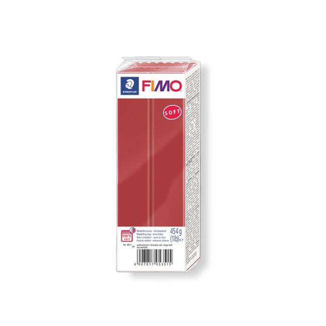 Fimo Soft Polimer Kil 454 gr Noel Kırmızı 8021-2 - 1