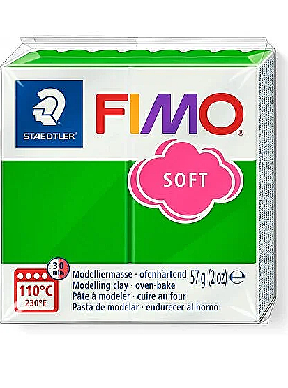 Fimo 8040-57 Modelleme Kili Soft 57 Gr. Yaprak Yeşili - 1