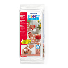 Fimo Air Basic Hava ile Kuruyan Model Hamuru 1000 g Terracotta 8101-76 - Fimo