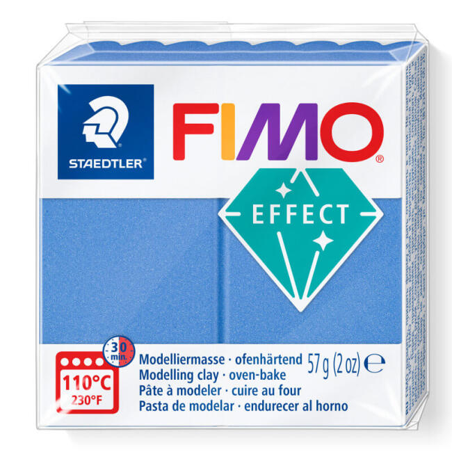 Fimo Effect Polimer Kil 57 g Metallic Blue 31 - 1