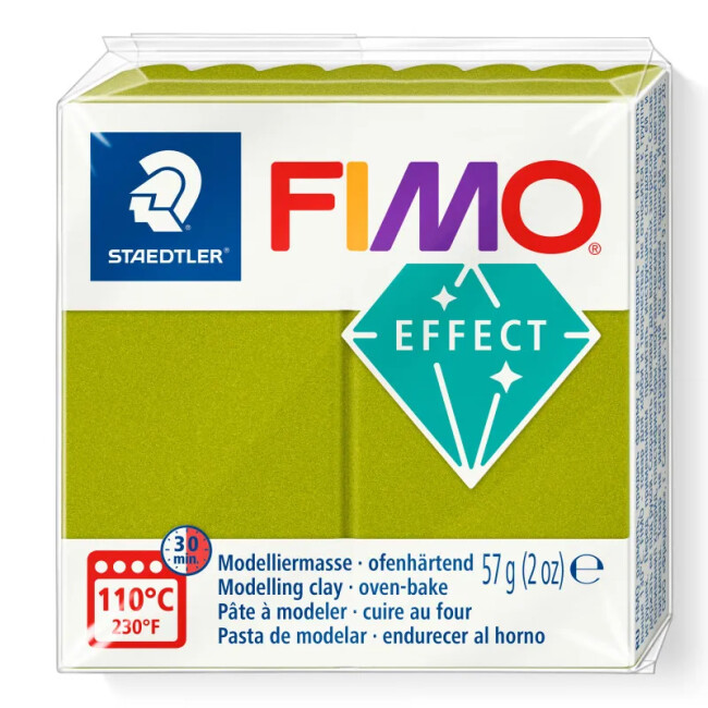 Fimo Effect Polimer Kil 57 g Metallic Green 51 - Fimo