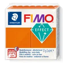 Fimo Effect Polimer Kil 57 g Metallic Orange 41 