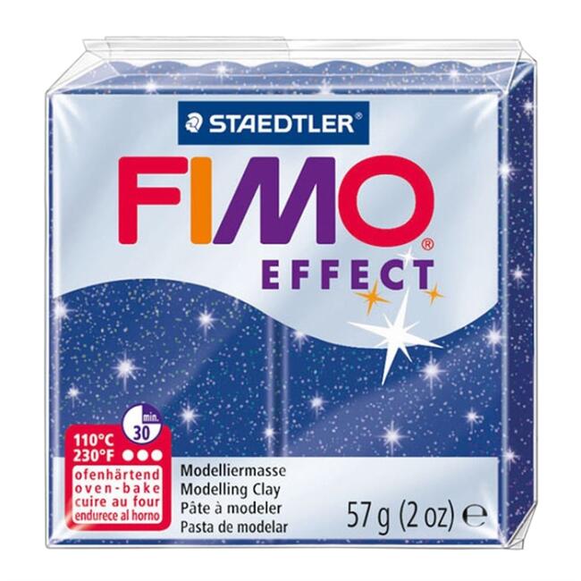 Fimo Effect Polimer Kil - Glitter Blue - 57g - 3