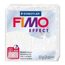 Fimo Effect Polimer Kil Glitter White 57 g - FİMO (1)