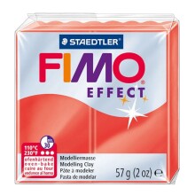 Fimo Effect Polimer Kil Translucent Red 57 g - 1
