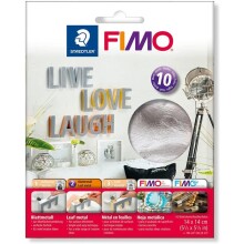 Fimo İmitasyon Varak Gümüş Rengi 14x14 cm - FİMO