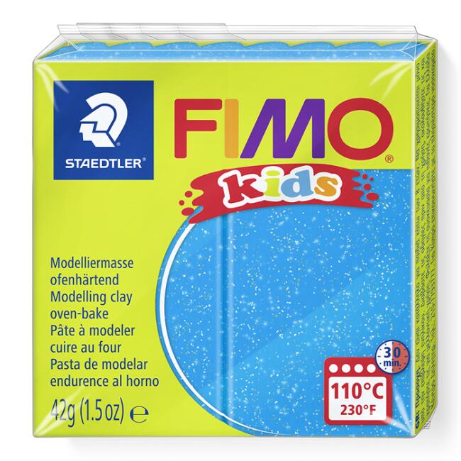 Fimo Kids Modelleme Kili 42 g Glitter Blue 312 - 1