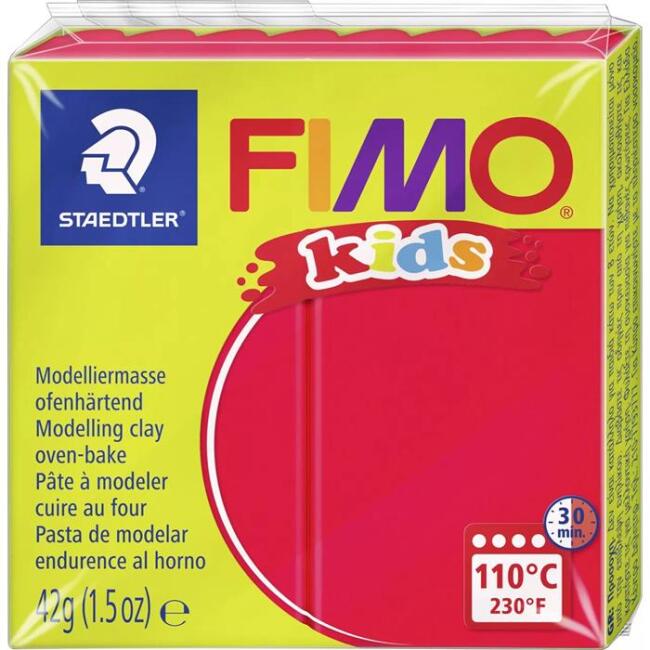 Fimo Kids Modelleme Kili 42 g Red Glitter 212 - 1