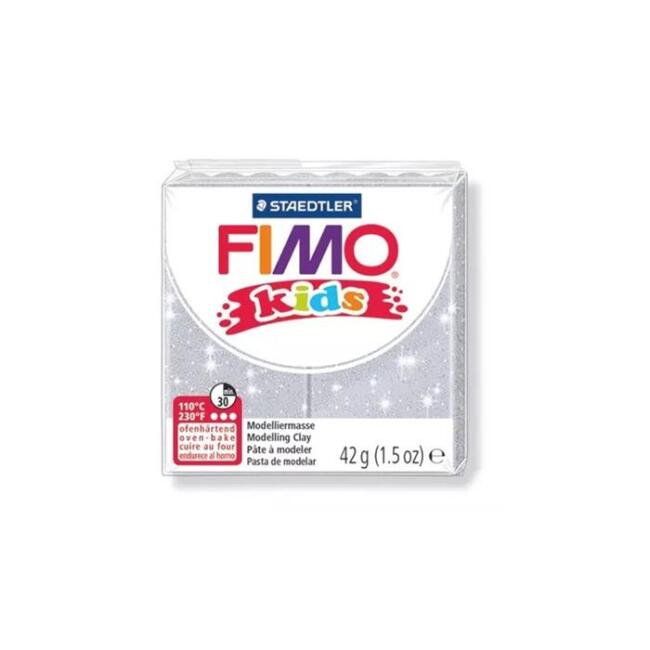 Fimo Kids Modelleme Kili 42 g Silver Glitter 812 - 1