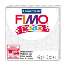 Fimo Kids Modelleme Kili 42 g Yaldızlı Beyaz - FİMO