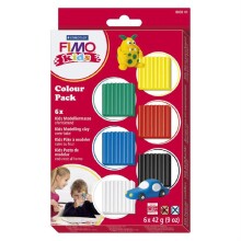 Fimo Kids Polimer Kil 42 g 6’lı Set 1 - 1