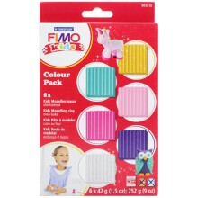 Fimo Kids Polimer Kil 42 g 6’lı Set 2 - FİMO