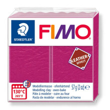 Fimo Leather Effect Polimer Kil 57 g Berry 229 - Fimo