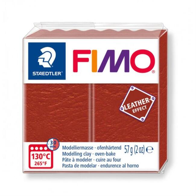 Fimo Leather Polimer Kil 59 g Rust - 1