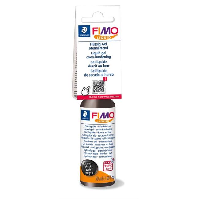 Fimo Liquid Gel Sıvı Jel 50 ml Black - 1