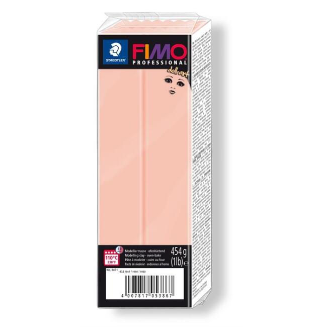 Fimo Professional Doll Art Polimer Kil - Rose - 454gr - 1