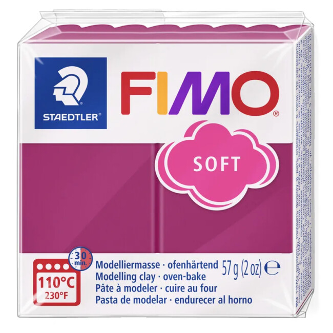 Fimo Soft Polimer Kil 57 g Frozen Berry T23 - Fimo