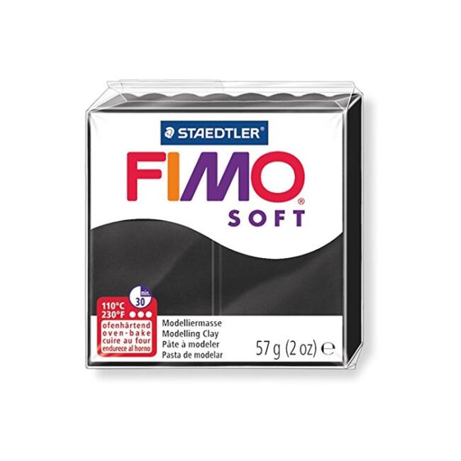 Fimo Soft Polimer Kil Black 57 g - 1