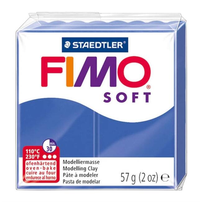 Fimo Soft Polimer Kil Brillant Blue 57 g - 1