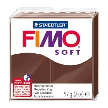 Fimo Soft Polimer Kil Chocolate 57 g - 2