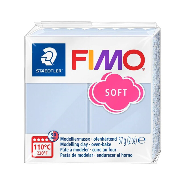 Fimo Soft Polimer Model Hamuru 57 gr Serenity Blue 8020-T31 - Fimo