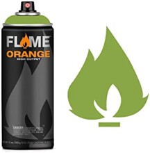 Flame Orange Sprey Boya 400 ml Grass Green 628 - Flame (1)