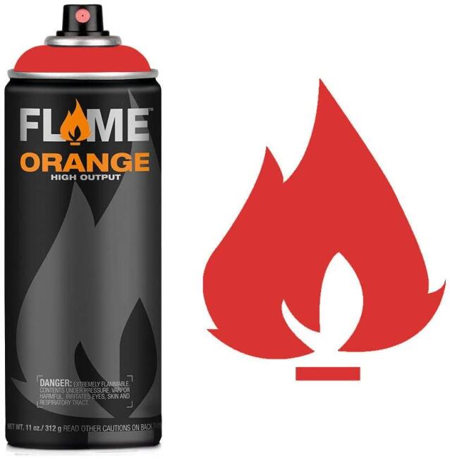 Flame Orange Sprey Boya 400 ml Signal Red 304 - 2
