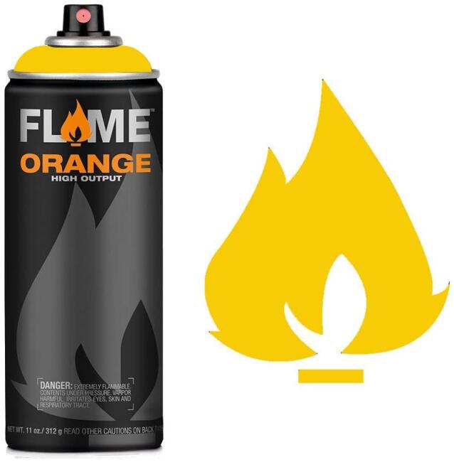 Flame Orange Sprey Boya 400 ml Signal Yellow 106 - 2