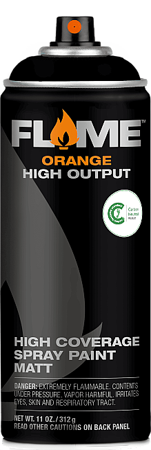 Flame Orange Sprey Boya 400 ml Thick Black 901 - 1