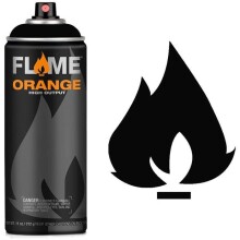 Flame Orange Sprey Boya 400 ml Thick Black 901 - Flame