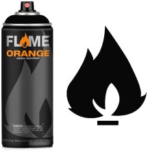 Flame Orange Sprey Boya 400 ml Thick Black 901 - Flame (1)