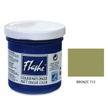 Flashe Matt Akrilik Boya 125 ml Bronze 712 - Lefranc Bourgeois (1)