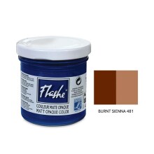 Flashe Matt Akrilik Boya 125 ml Burnt Sienna 481 - Lefranc Bourgeois
