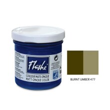 Flashe Matt Akrilik Boya 125 ml Burnt Umber 477 - Lefranc Bourgeois