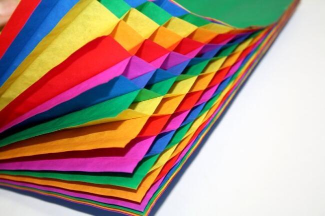 Folia Gökkuşağı Balpeteği Kağıdı 23x33 cm 5 Tabaka - 2