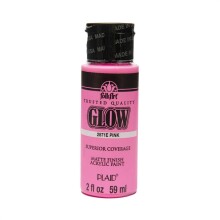 Folkart Glow In The Dark Pink 2Oz N:2871 - Plaid