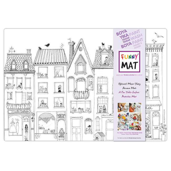 Funny Mat Çatıdaki Leylak Koruma Matı 48x33.5 cm 1143 - 1