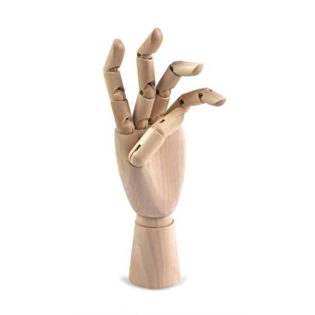 Gvn Art Ahşap Model El Mankenı 18 cm - 2