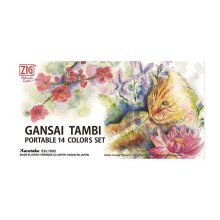 Gansai Tambi 14 Renk Sulu Boya Seti (Hediyeli) - ZIG
