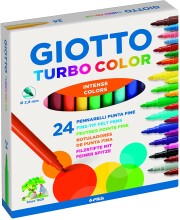 Giotto Turbo Color Keçeli Kalem Seti 24 Renk 2,8mm - 2
