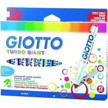 Giotto Turbo Giant Keçeli Kalem Seti 10 Renk - Giotto