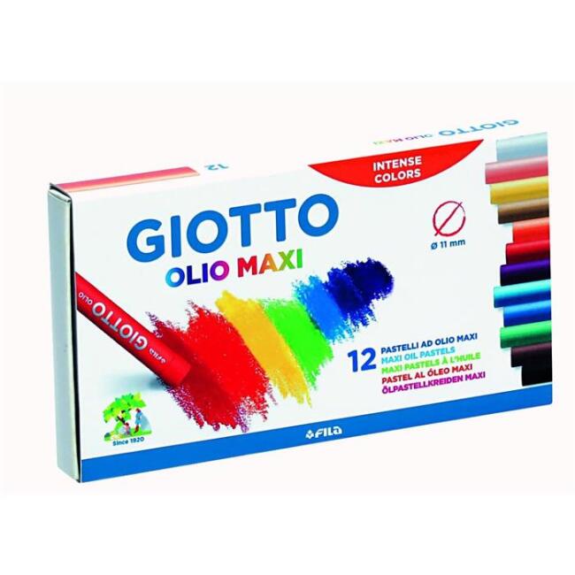 Giotto Yağlı Pastel Boya 12’li Set - 1